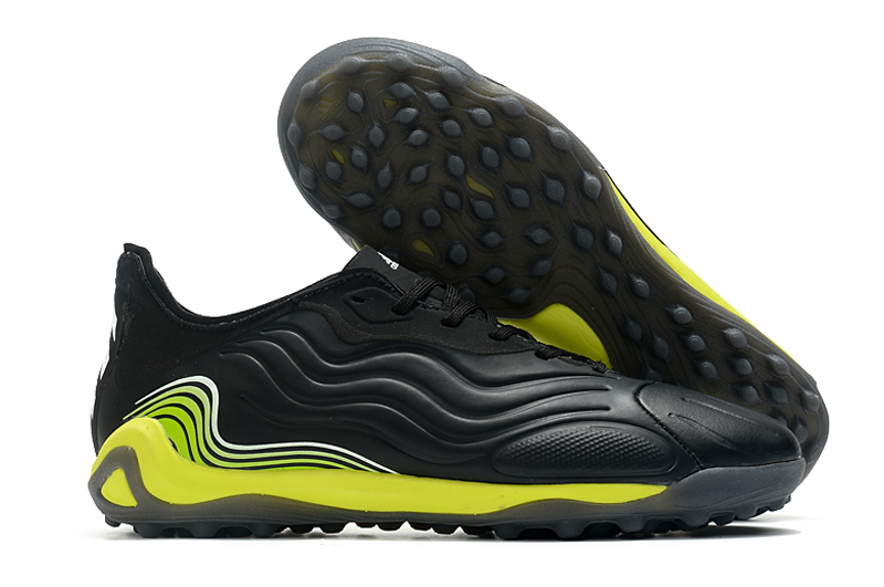 Adidas Copa Sense.1 TF Black Solar Yellow - Premium Turf Football Shoes